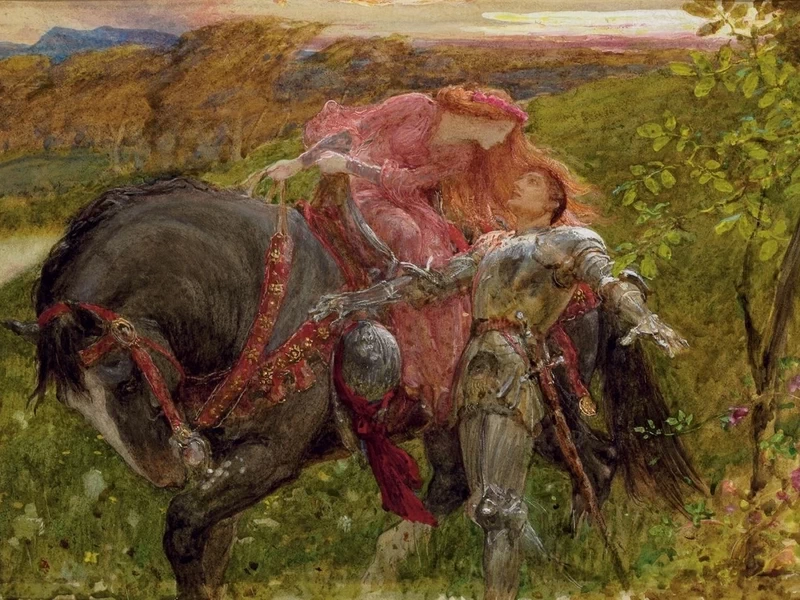 1853-Frank Bernard Dicksee - La bella signora senza pietà - studio